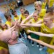 Basketballcamp Vilsbiburg - Huddle mit Coach Nico