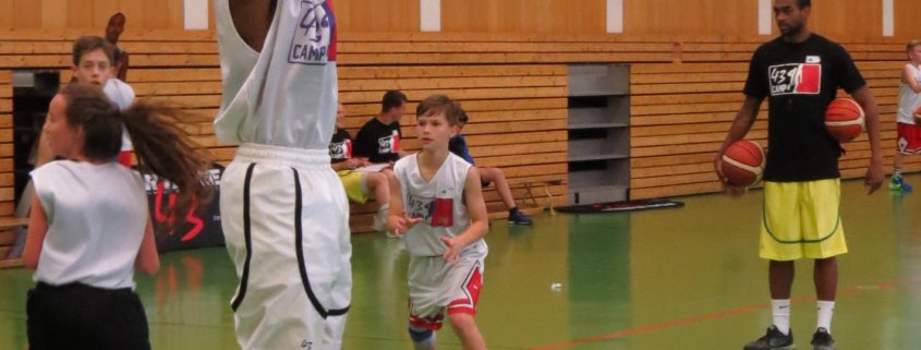 Wurf-Übung Basketballcamp